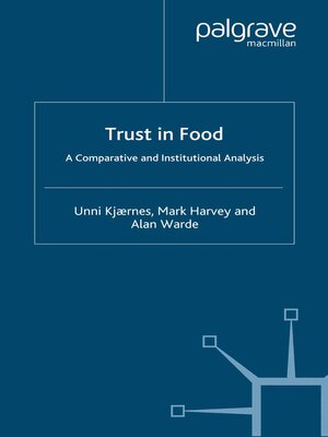 cover image of Trust in Food